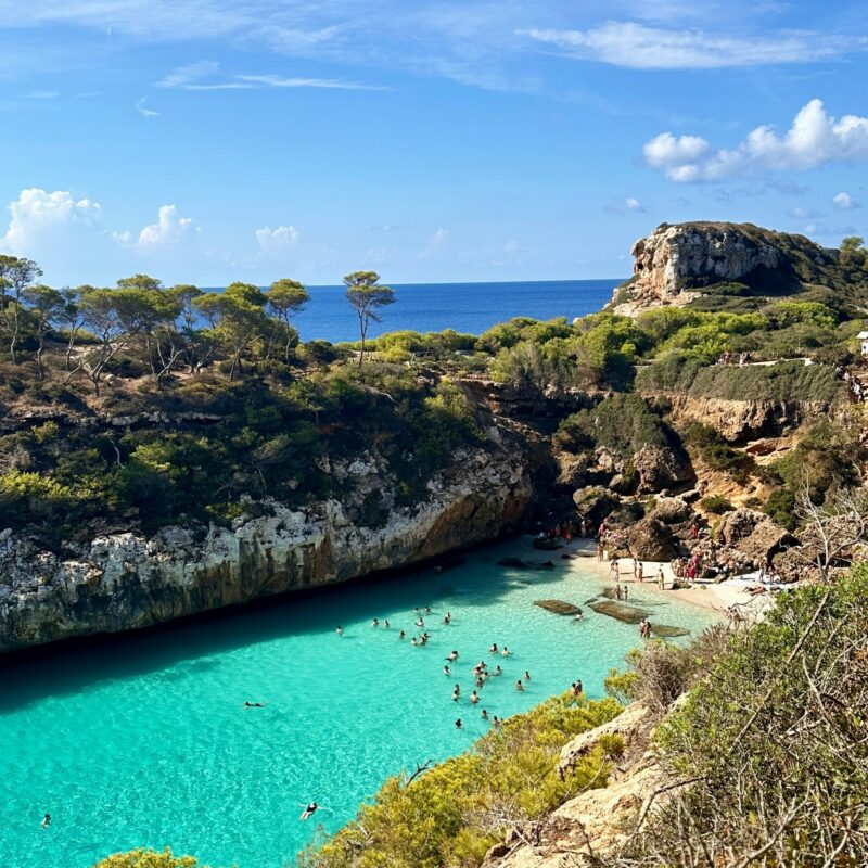 Mallorca merevaade tootefoto taustaks
