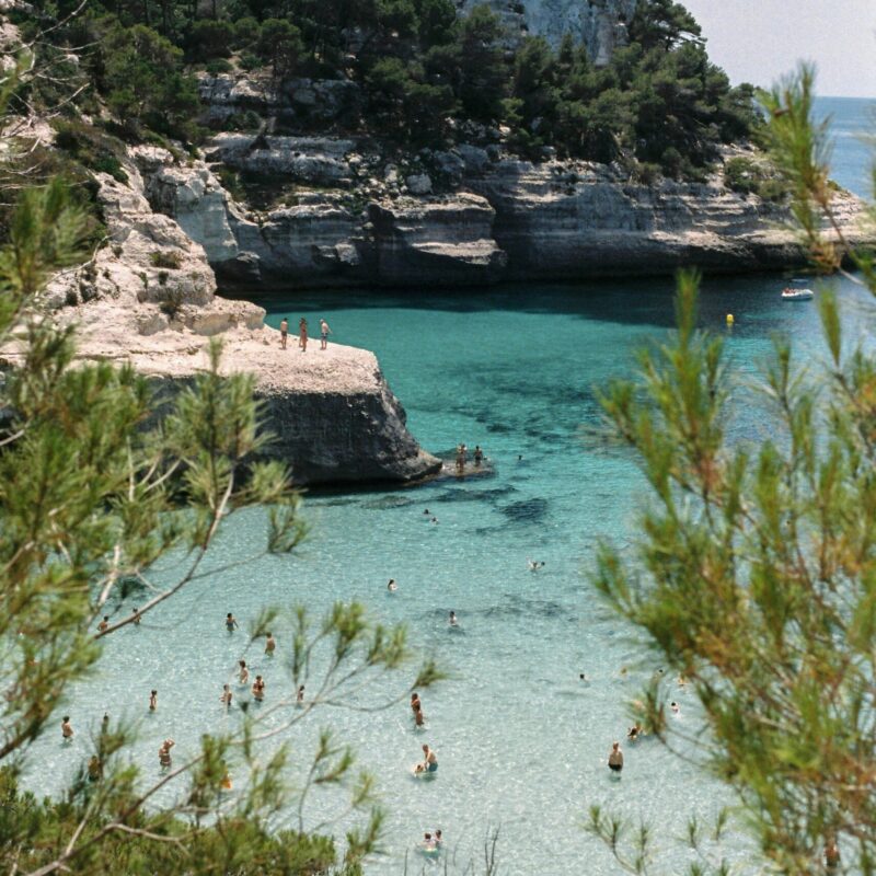 Menorca rannamaastik tootefoto taustaks